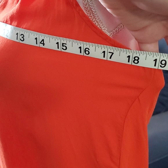 EUC Red Orange flowy tank - Picture 3 of 5